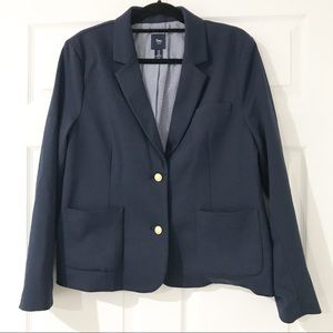 GAP classic navy blazer with gold buttons